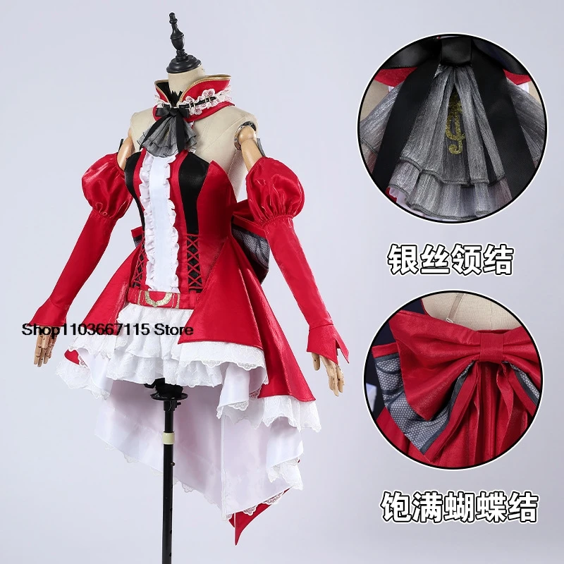 Customized Anime FGO Fairy Knight Tristan Cosplay Costume Wig Fate/Grand Order Xmas Dress Crown Headwear Ears Stockings Full Set