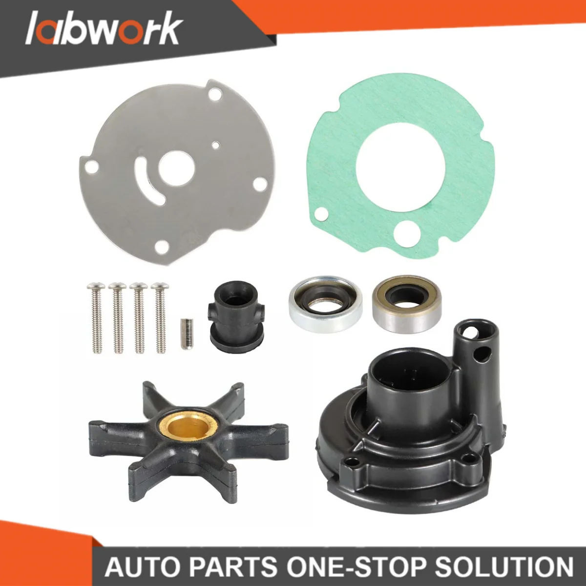 Water Pump Kit 382296 9 1/2hp 10hp For Johnson Evinrude Outboard