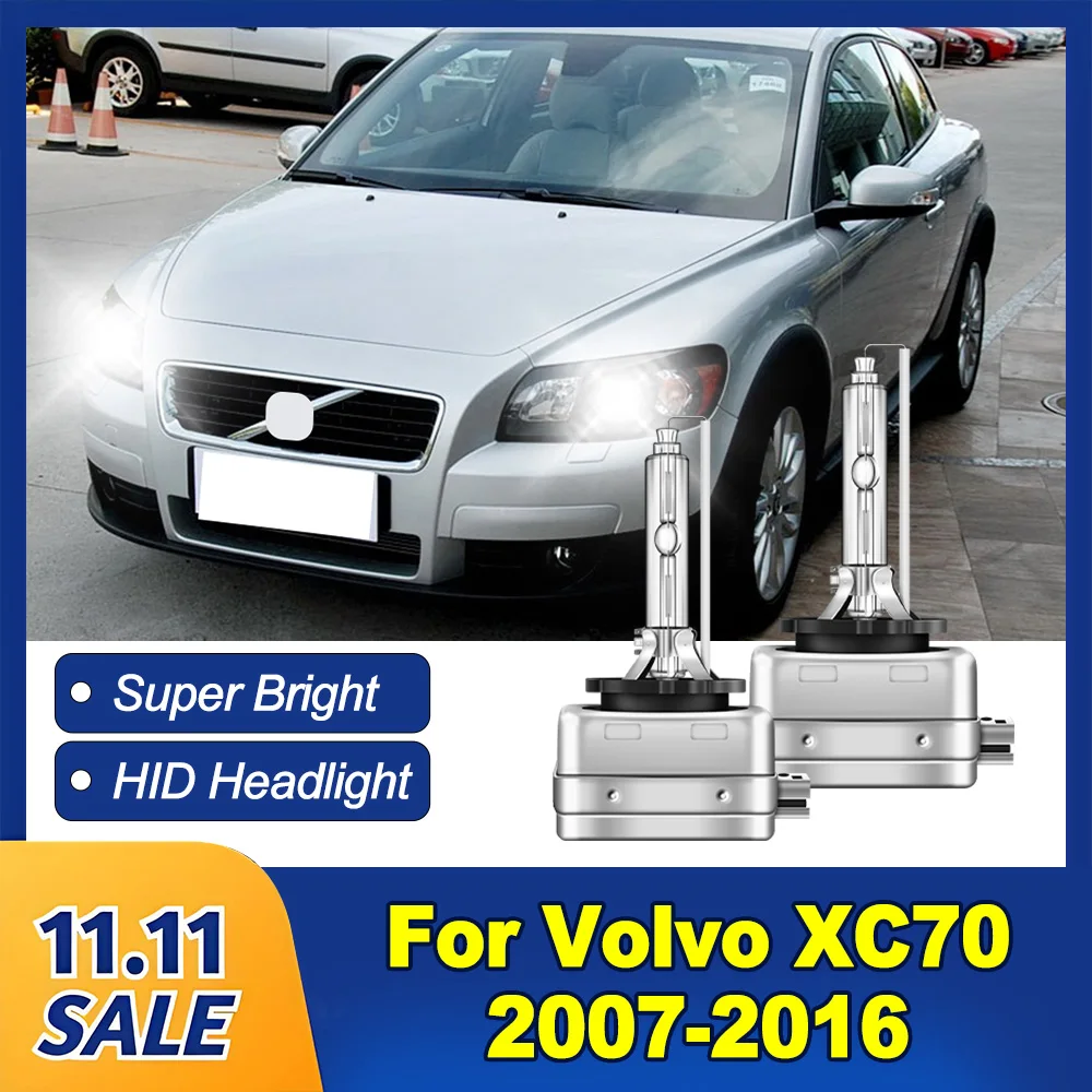 

2PCS 35W Xenon Headlight D1S Original HID Headlamp 6000K Super Bright Low Beam Bulb For Volvo XC70 2007-2014 2015 2016 Car Light