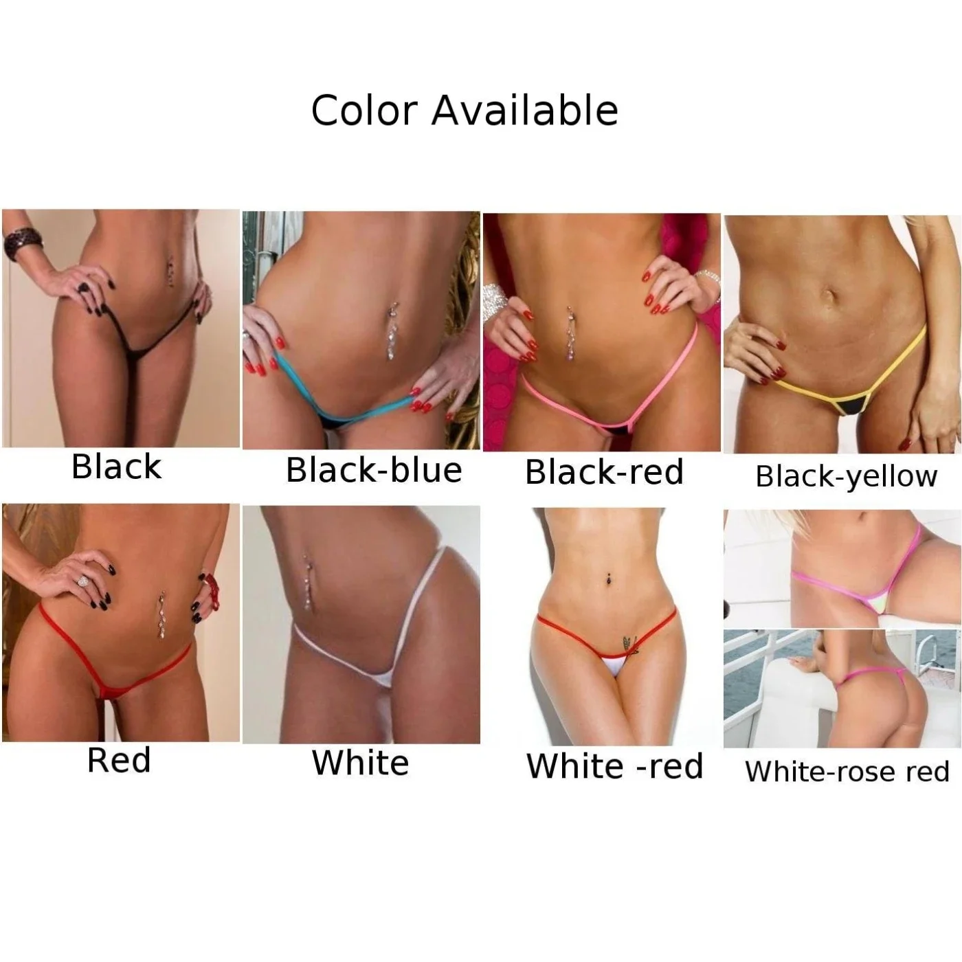 Sexy Female Thong G-String Panties Briefs Ultra-thin Belt Underwear Thong Lingerie Low Rise V-string Mini Pants Alluring Bikini