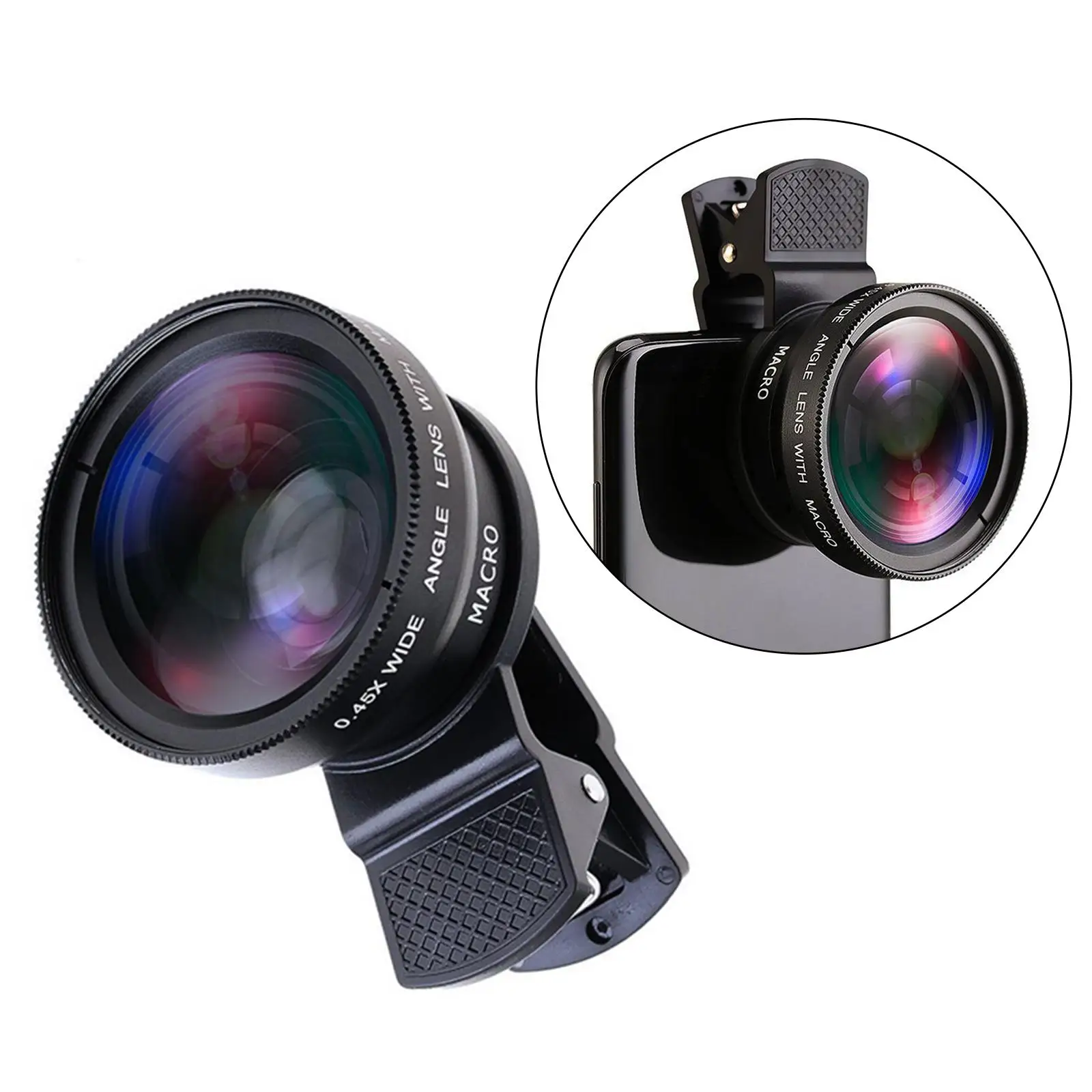 2 in 1 Phone Camera Lens Phone Accessories Multifunction Professional for Samsung