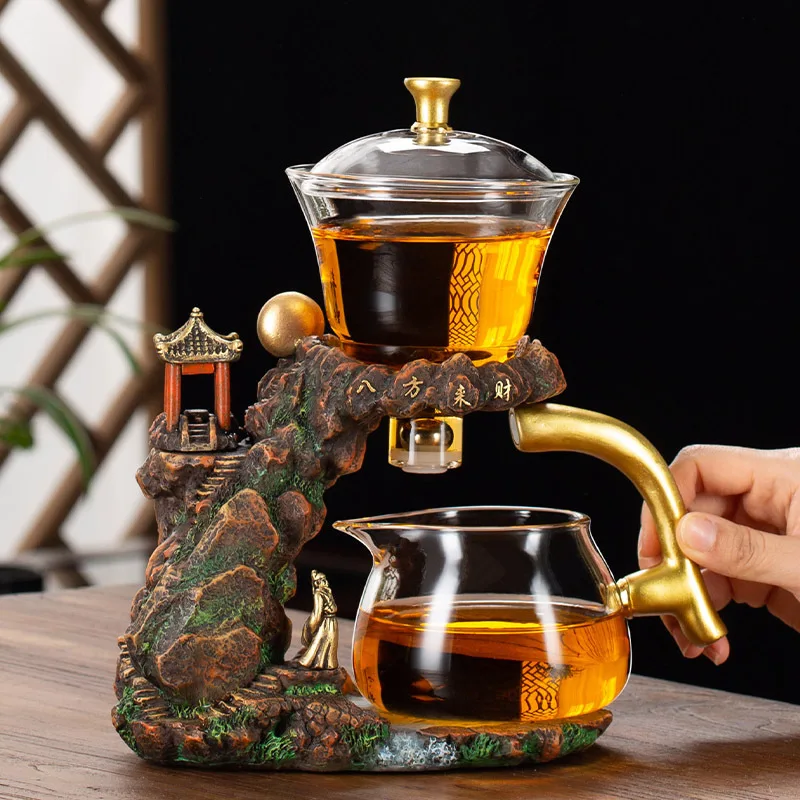 service-a-the-en-verre-hys-bafanglai-tasses-a-the-kung-fu-domestiques-theiere-a-aspiration-magnetique-accessoire-haut-de-gamme-luxe-leger