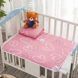 70*90cm Baby Changing Pad Covers Reusable Foldable Baby Diapers Mattress for Newborn Infant Floor Play Mat Cotton Changing Mats