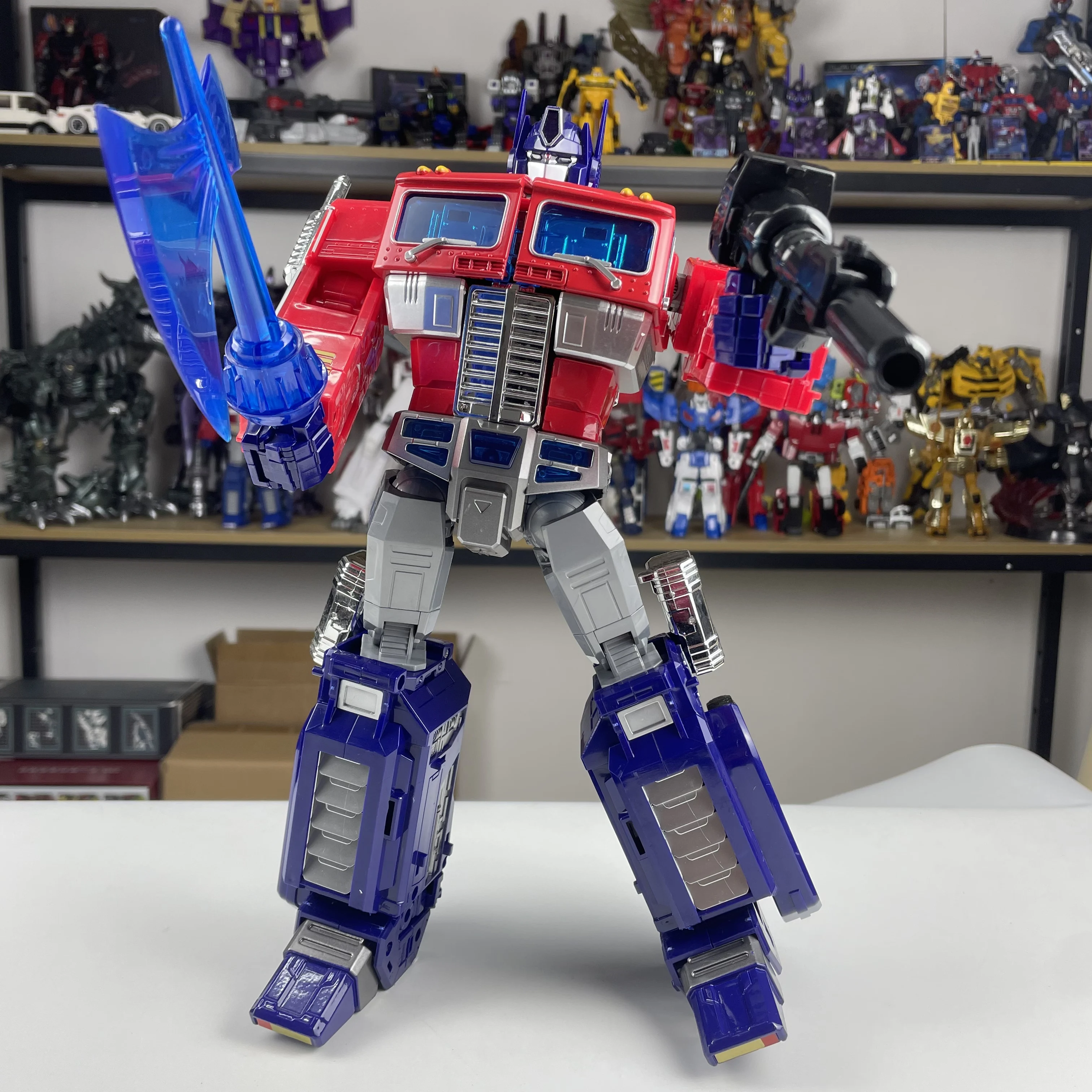 التحول XP10 32 سنتيمتر OP قائد مقطورة شاحنة كبيرة الحجم G1 سلسلة سبيكة عمل الشكل روبوت الهدايا اللعب