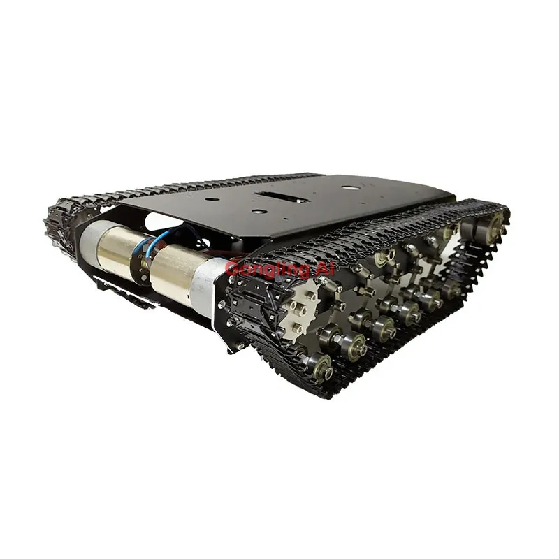 RC Tank Metal Chassis With Motor Plstaic or Stainless Track Robot Car For Arduino Raspberry Pi FS Control ROS Programmable Tank