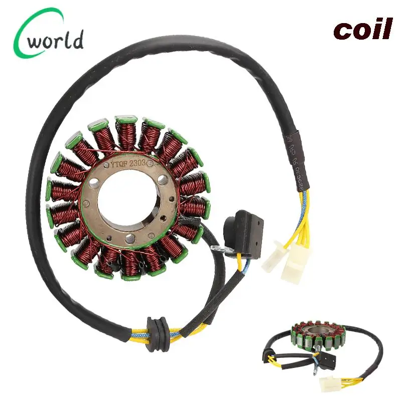 

Permanent magnet stator coil for 250cc engine, spare accessories, 93mm, 18 coils, good quality