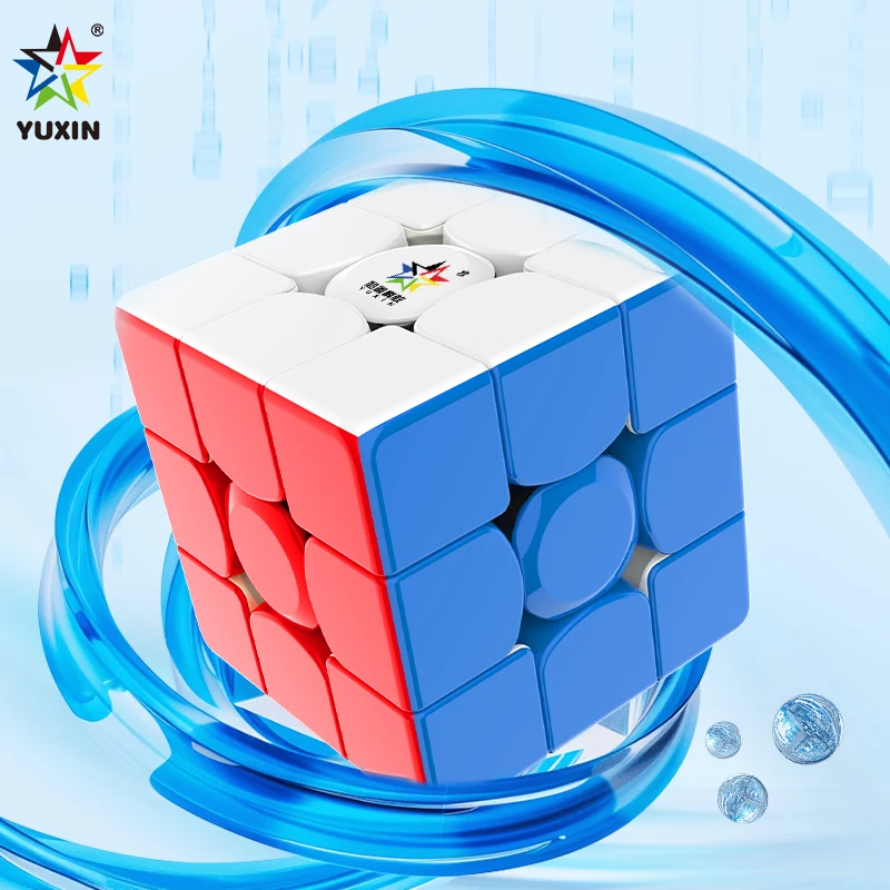 YuXin Little Magic 3X3 V3 Maglev Speeding Cube Professionelles Zappelspielzeug Cubo Magico Puzzle Kinderspielzeug
