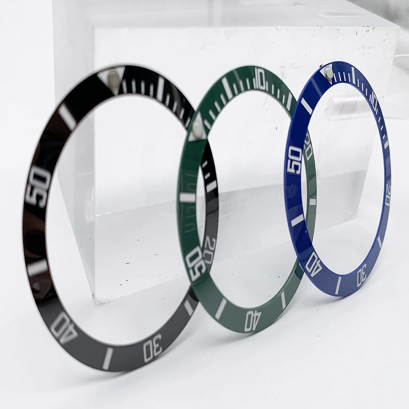 Hot New Exquisite 40MM Luminous Ceramic Bezel Digital Scale Bezel Outer Ring Men'S Watch Replacement Dial Bezel Insert Dial Ring