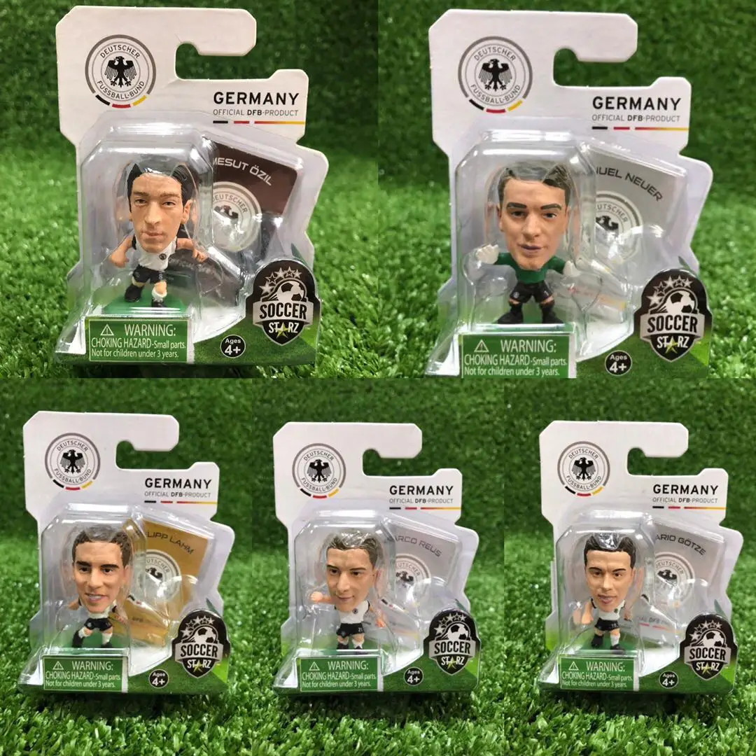 Genuine Soccerstarz Soccer Star Figures Model Deutscher Neuer Neymar Football Player Ornament Collection Gift