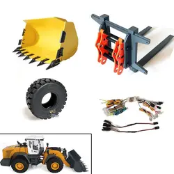 Metal Bucket Forklift Accessories Quick Change Suit for TOUCAN RC HOBBY JDM 88 1/14 Hydraulic RC Loader 870K Model TH19660-SMT8