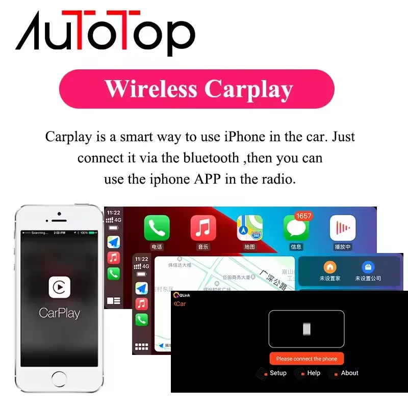 Radio para Auto con CarPlay Inalámbrico y Android Auto, Sistema Linux, Pantalla Táctil de 8.8 Pulgadas, Bluetooth, Mirror Link, Multimedia, Estéreo, para Audi A4 A4L B8 2013 2014 2015 2016 4
