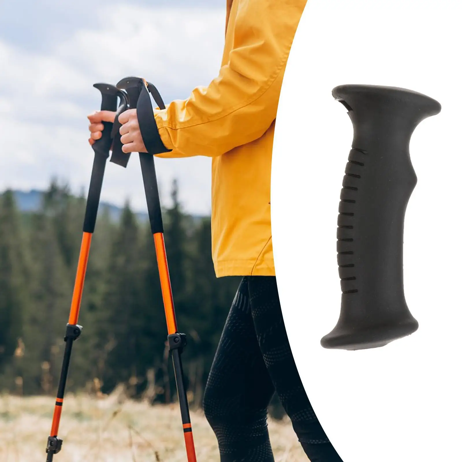 Trekking Rod Handle Replacement Cane Handle for Climbing Outdoor Activities