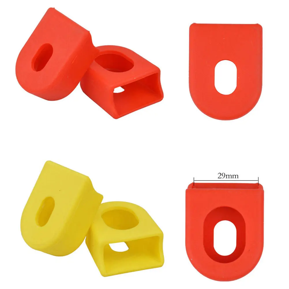 

6Pcs Bike Crankset Protective Covers Premium Shock Resistant Rubber Sleeve for Mountain Road Folding Bicycle Crank Arm Case