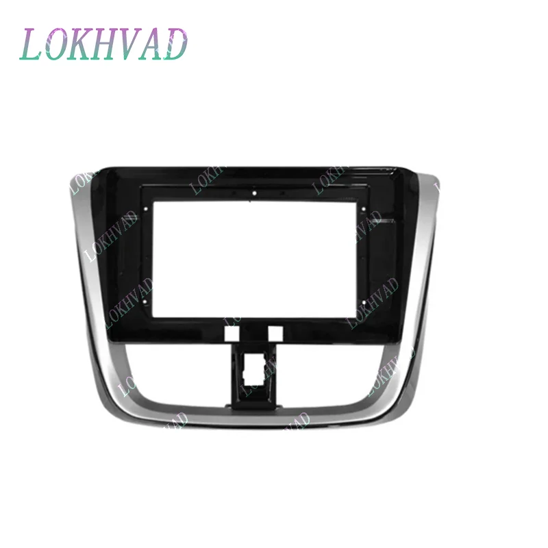 9 Inch Car For Toyota Yaris Vios 2014-2018 Radio Fascia Panel Frame Dashboard Installation Kit Trim Bezel Cable Canbus