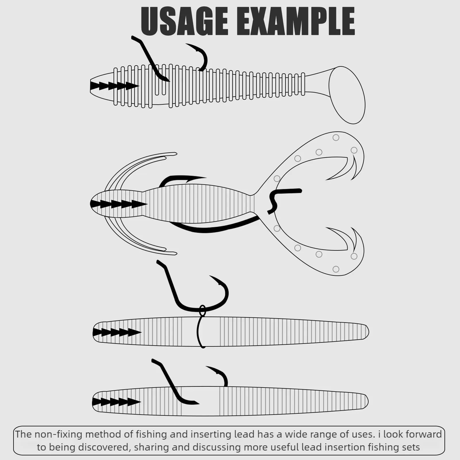 9KM Nail Weights Insert Sinkers  Neko Rig Wacky Rig Bass Fishing Lead Weights for Soft Lures Fishing Terminal Tackle view 2