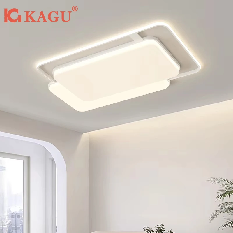 Modern LED Ceiling Lights Are Used For Bedroom Simple Indoor Lighting Fixtures Kitchen Glossy Lights And Whole House Lighting