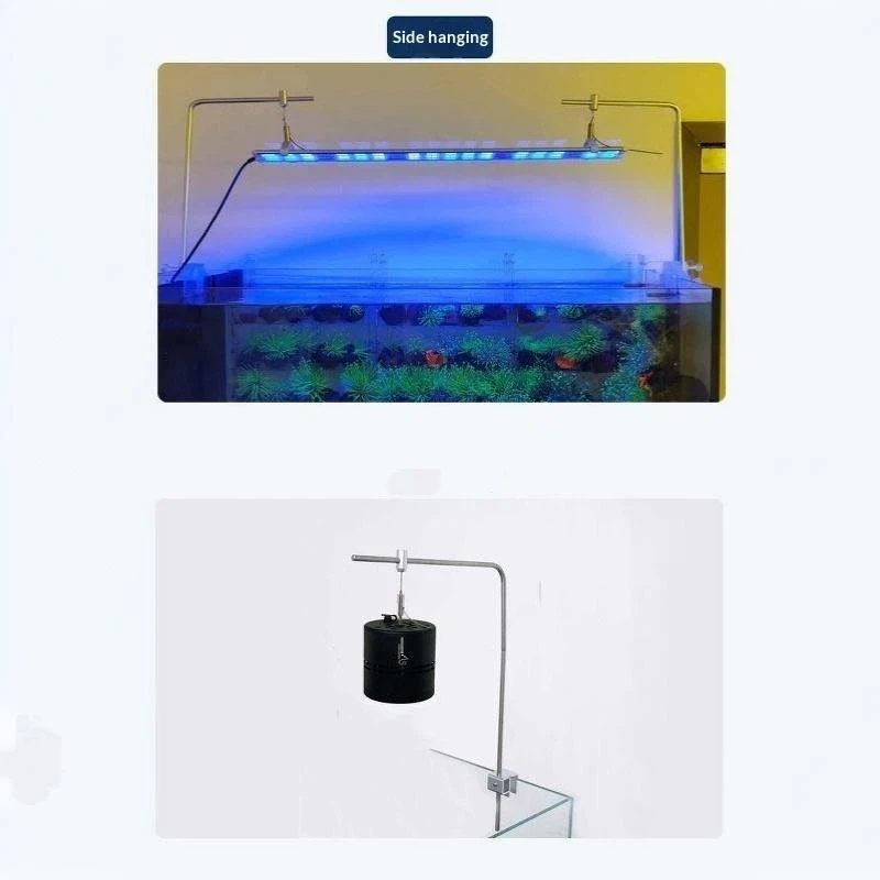 Aquarium-Pflanzenleuchtenhalterung, robuste Hängehalterung, rutschfest, für Süßwasseraquarien, Heimfischbecken-Dekoration – Detail 2