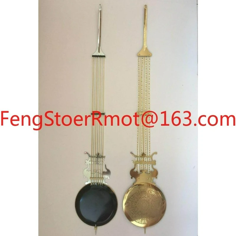 Mechanical winding floor clock accessories wall clock pendulum tuo 98cm95cm aluminum pendulum metal pendulum