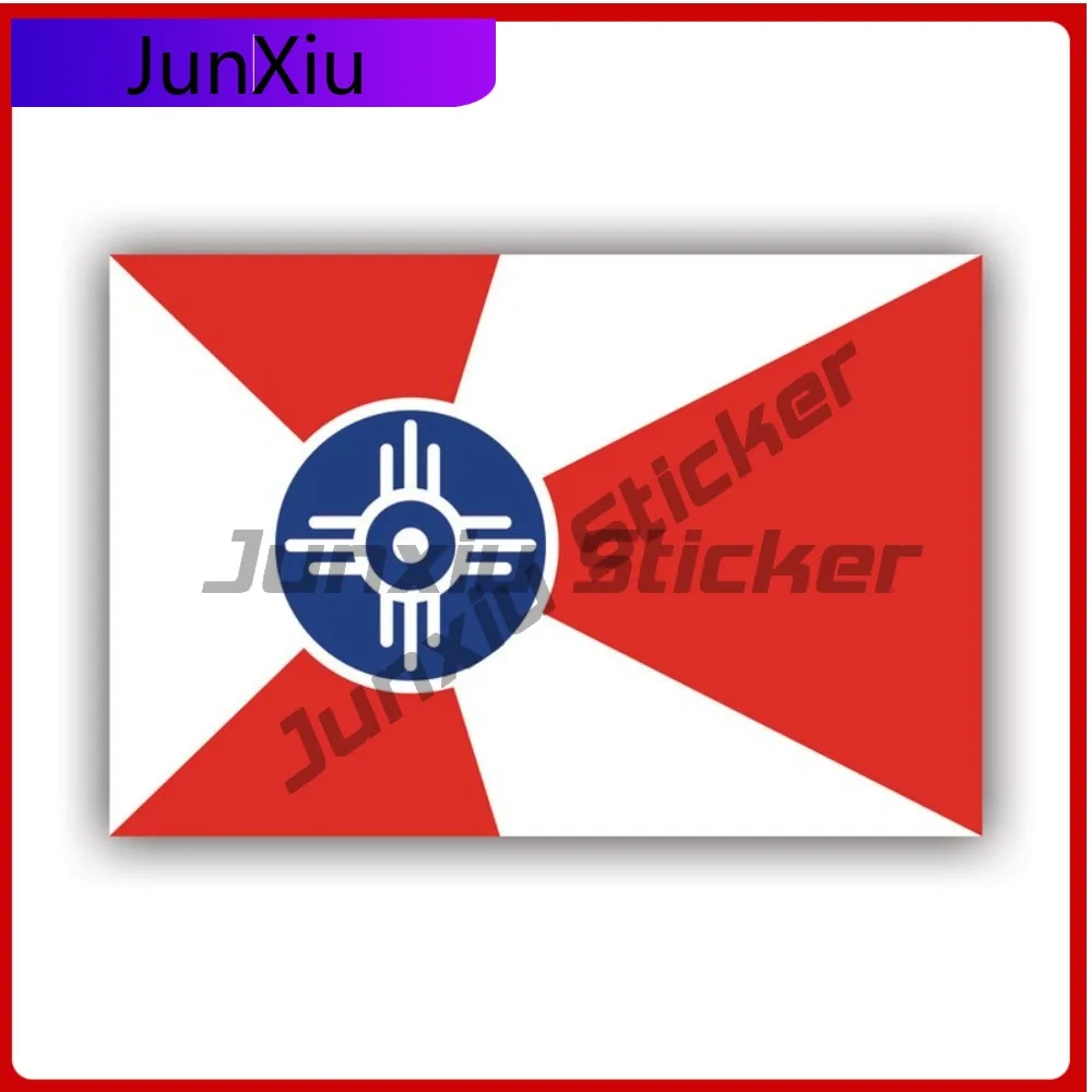 

Epic Wichita Flag Sticker Decal American Made Uv Protected Ks Path Of Freedom Classic Vinyl Sticker Waterproof Outdoor Great