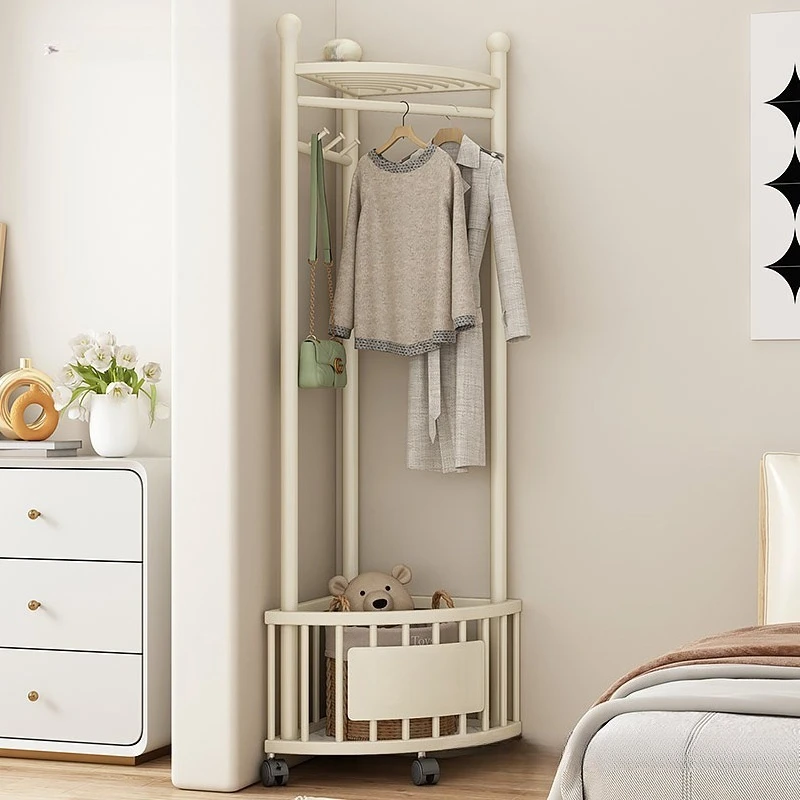 

Corner, household hanger, floor, bedroom, drying rack