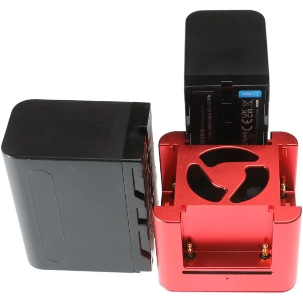 

Alvins 4-Channel Battery Charger for Sony NP F550| F750| F970 Camera Battery, Super Fast Charger, USB C 100W with Freeze Fan