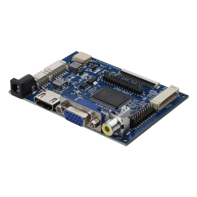 A34M-PCB800099 LCD Screen Car GPS Display LCD Driver Board -Compatible VGA AV To TTL RGB LVDS