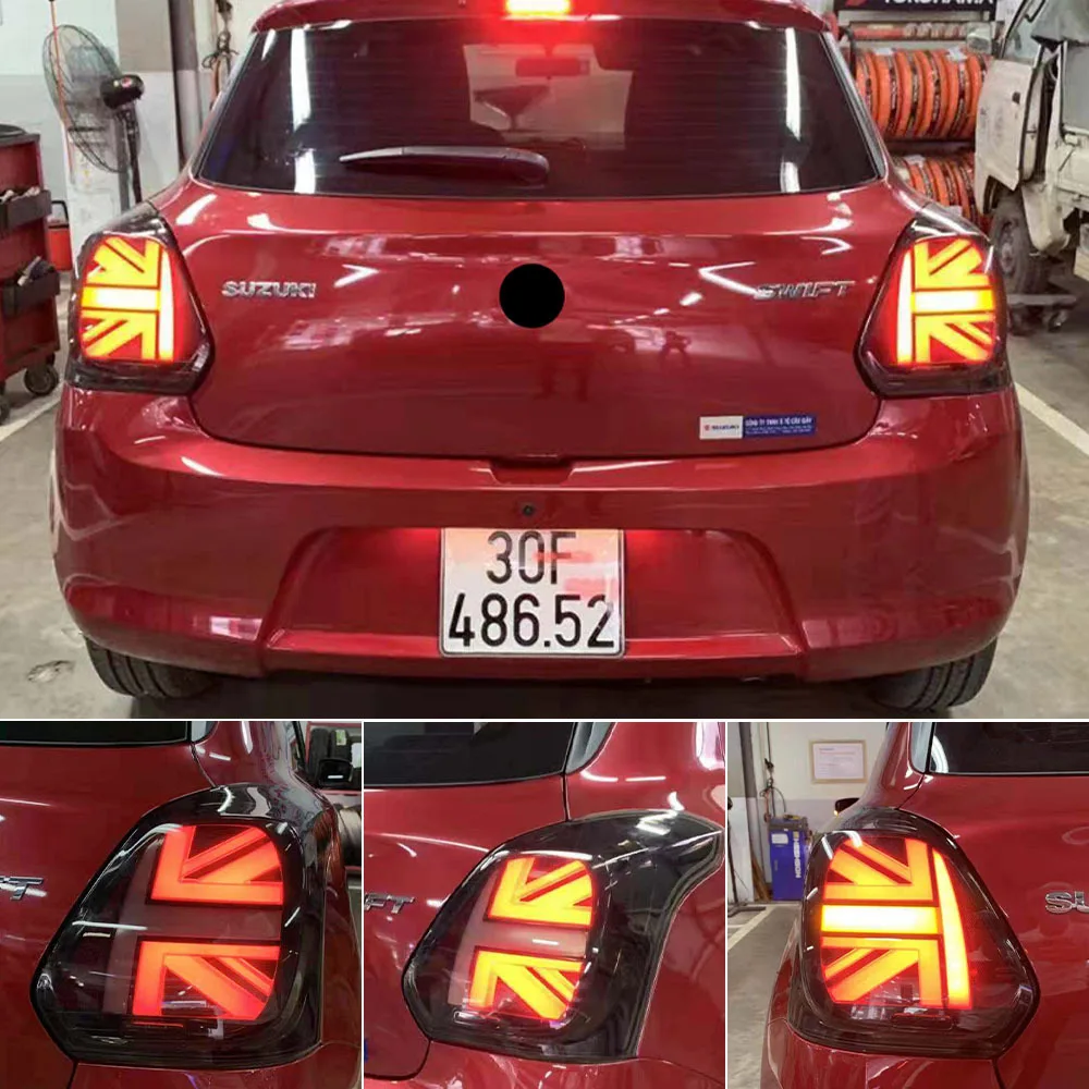 

For Suzuki Swift 17-20 LED modified tail light assembly Swift LED turn signal brake light