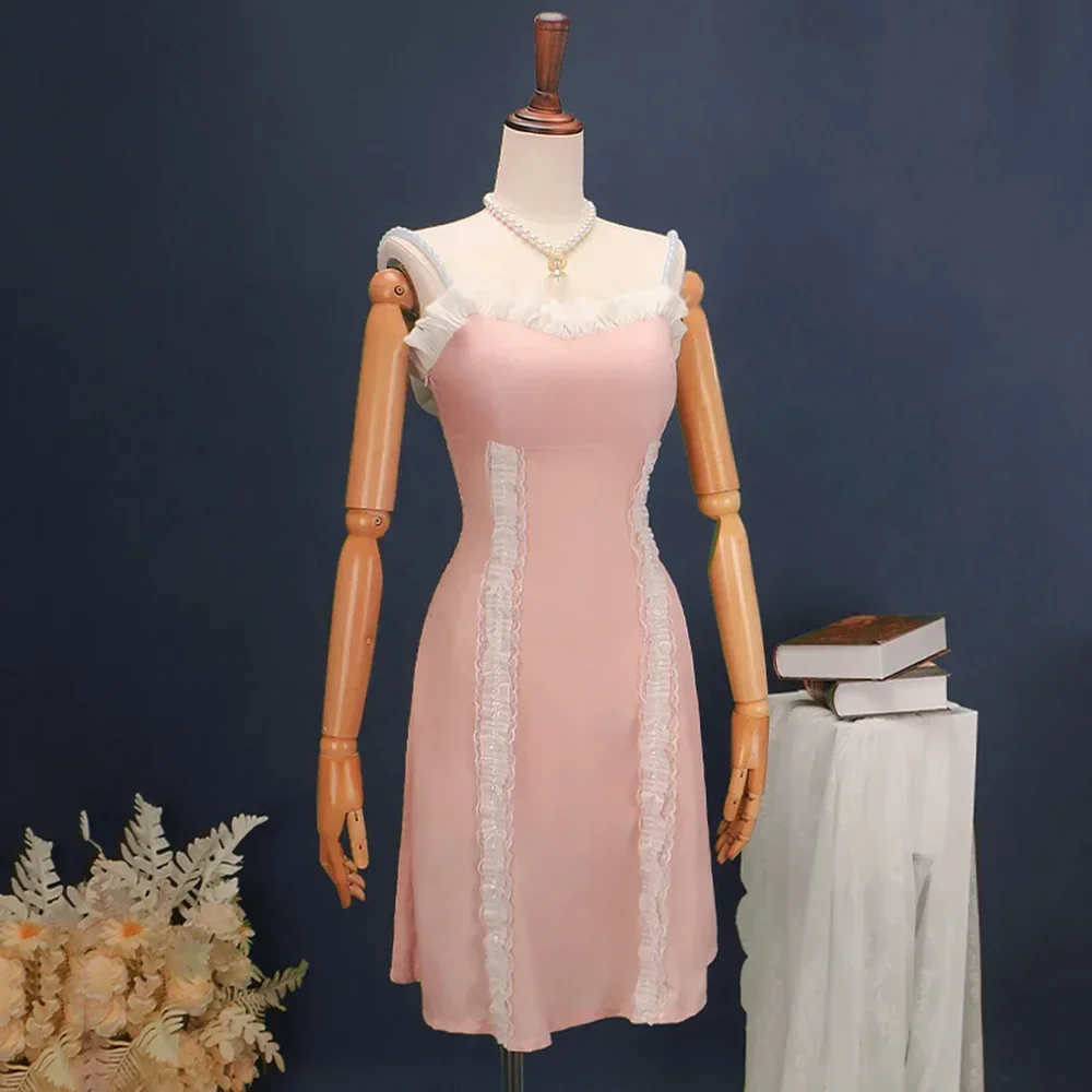 Anime NANA Komatsu Nana Costume Cosplay Ragazze adulte Abito rosa Cardigan Abito dolce Abiti estivi Uniforme Carnevale Data Outfit