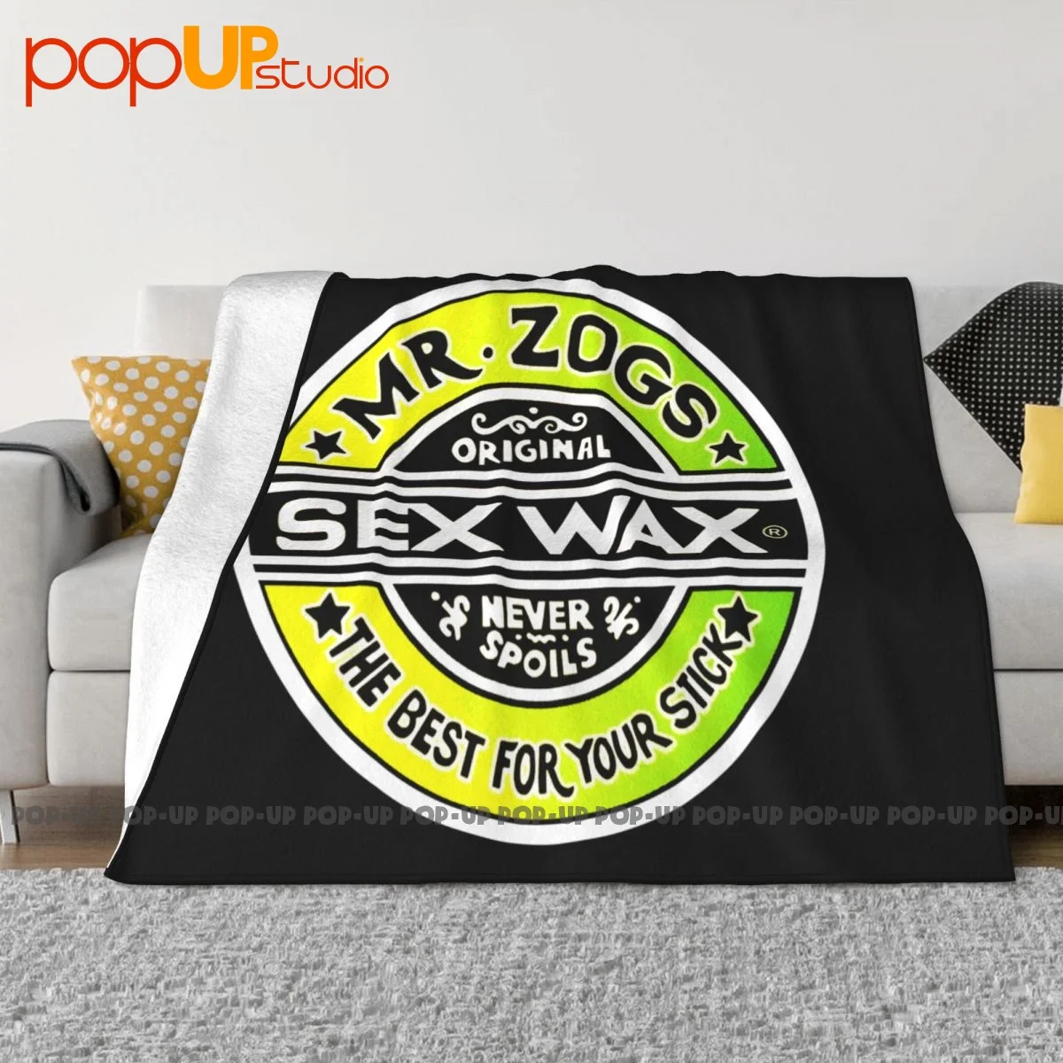 Sex Wax Mr Zogs Surf P-360 Blanket Velvet On Couch Nap Blanket Faux Fur Mink Sleeping Sheets