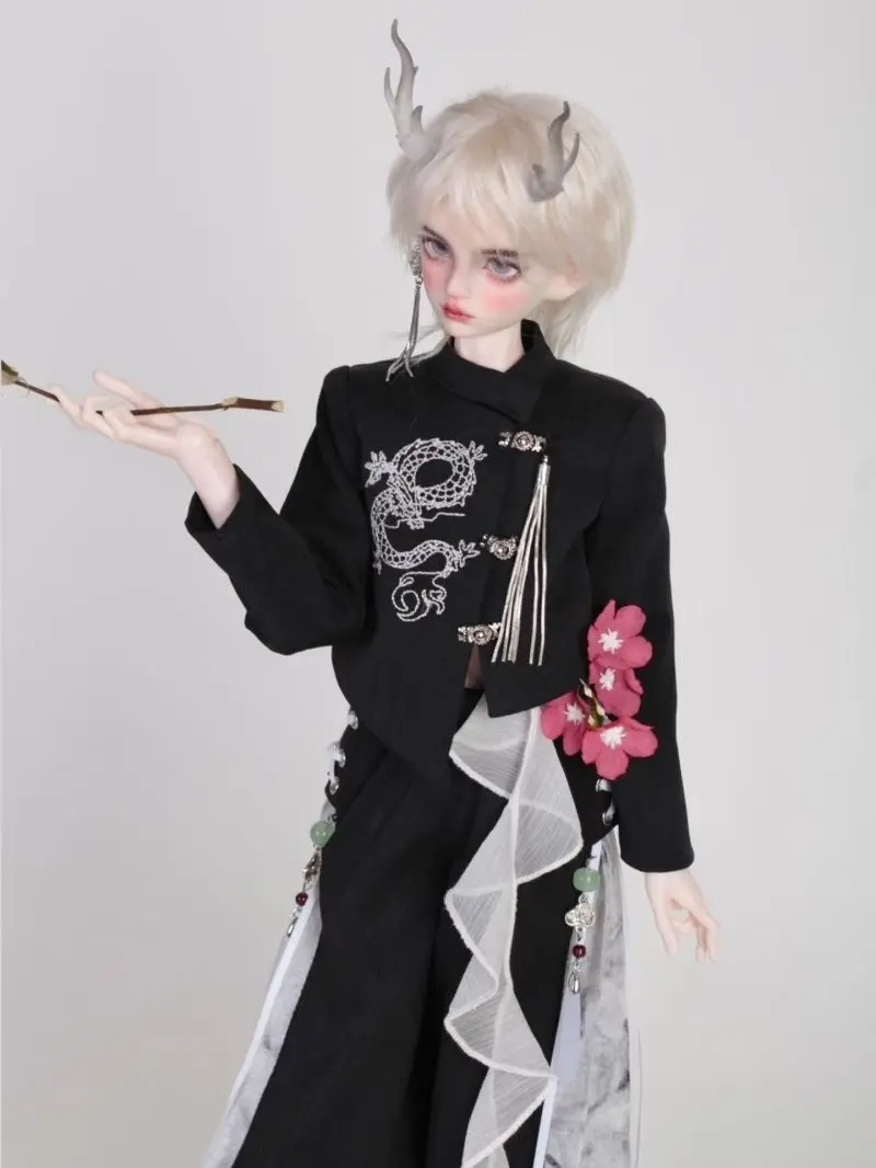 1/4ドール服スーツ、45cm BJDドール用、古代風セット、ハンサムな服、おもちゃ、ドレスアップ、プレイハウス、ドールアクセサリー、ドールなし