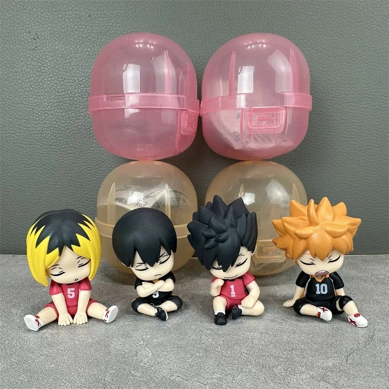 

5cm 4pcs/set Anime Haikyuu Figures Hoyo Hinata Tobio Kageyama Kuroo Tetsurou Kenma Kozume Action Figurine PVC Model Doll Gifts