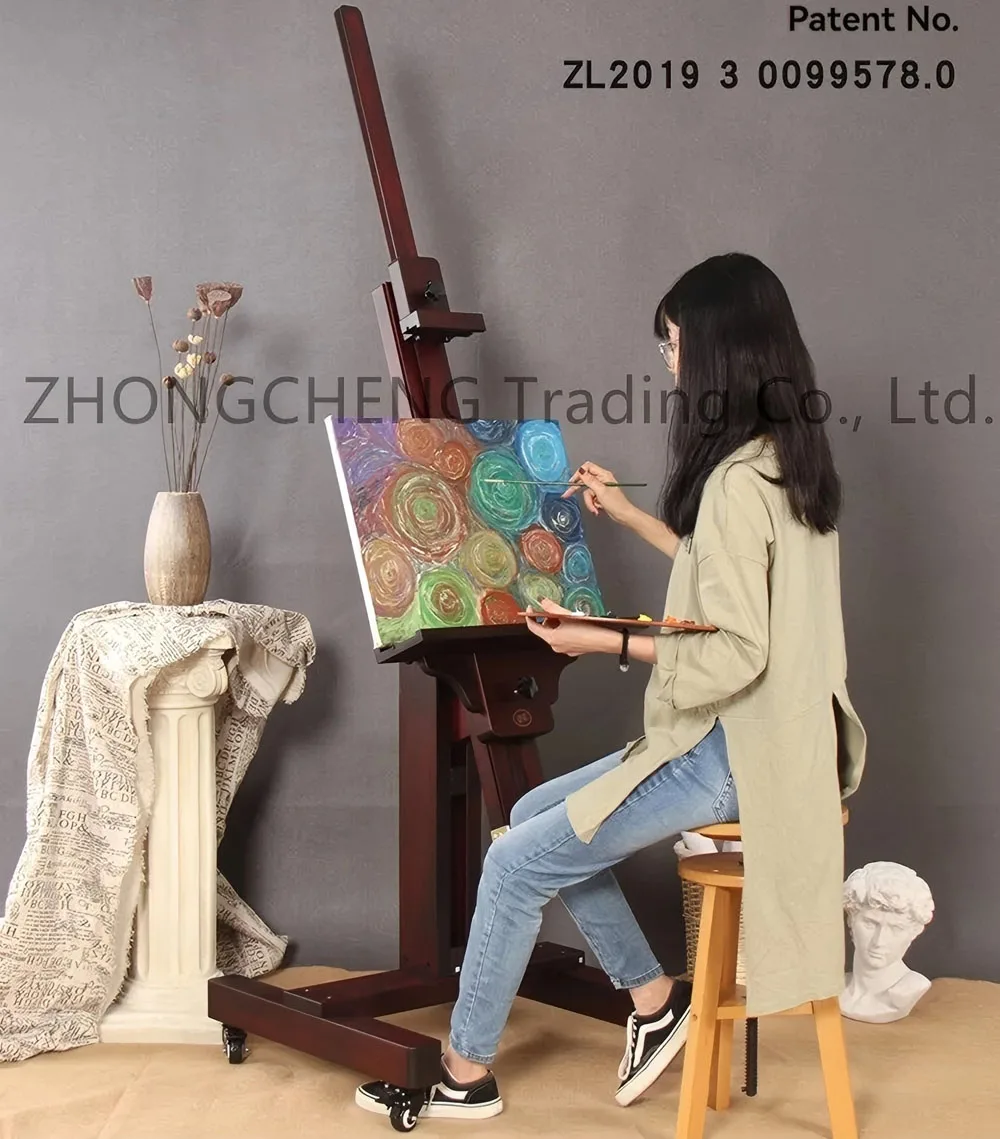 

Floor-standing Flat Dual-purpose Painting Easel Drawing Board Solid Wood Oil Easel Special Bracket Art Students