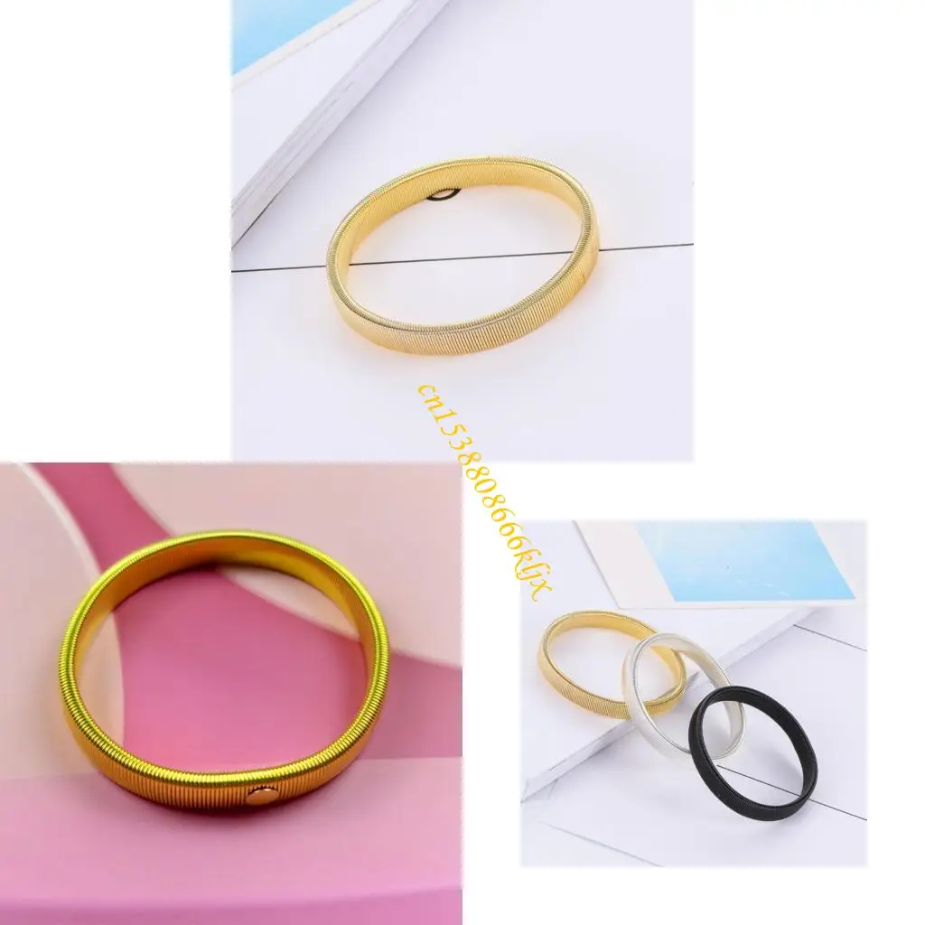 Goresan lengan elastis lengan elastis pria pria goresan cegah electroplate armcuff 066c