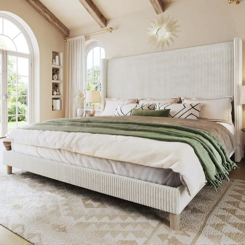 HUAHUU King Size Bed e with 51.2