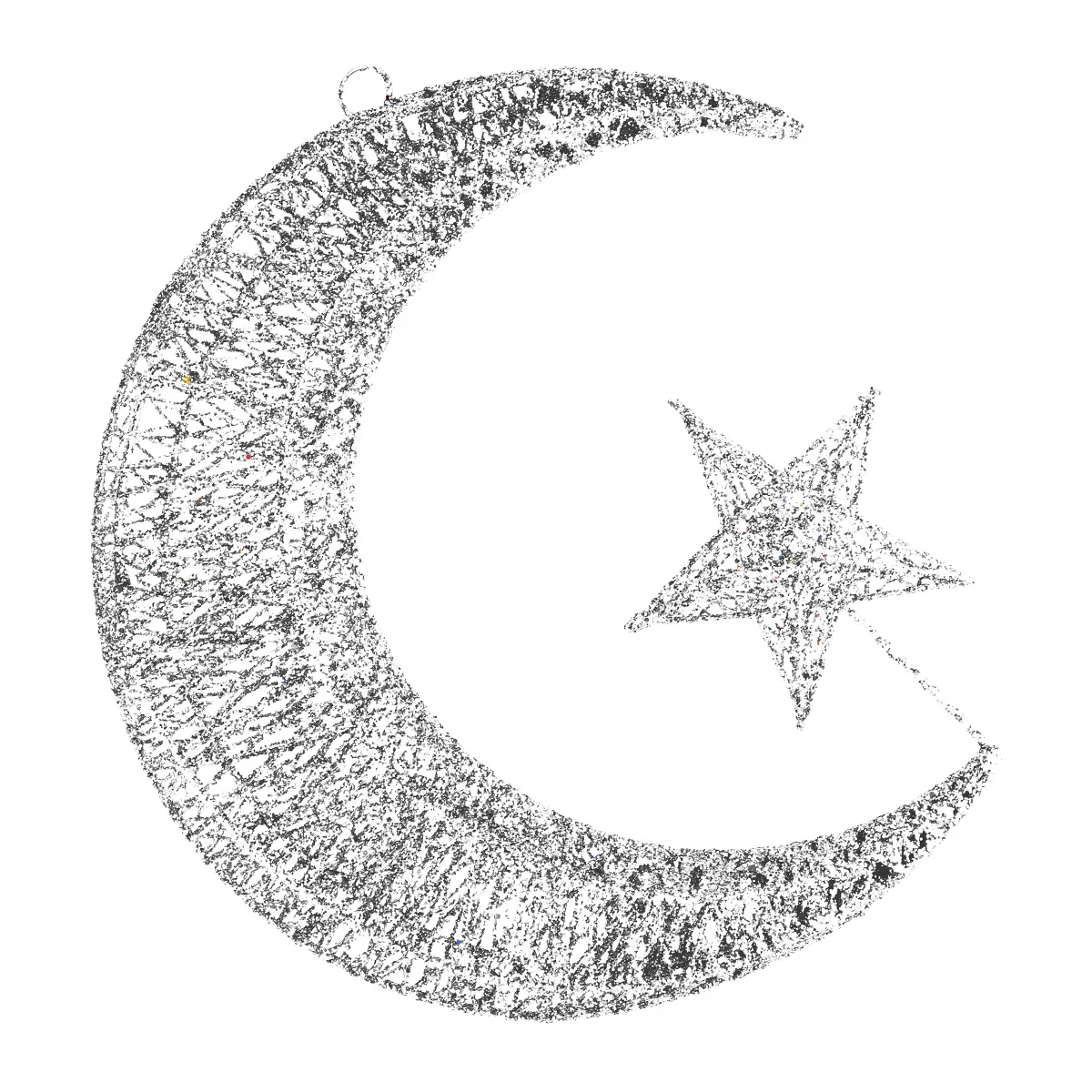 

1Pcs Star Moon Hanging Photo Props 35Cm Christmas Pendant Decor Home Wall Adornment Christmas Pendant Decor Hanging Photo Props