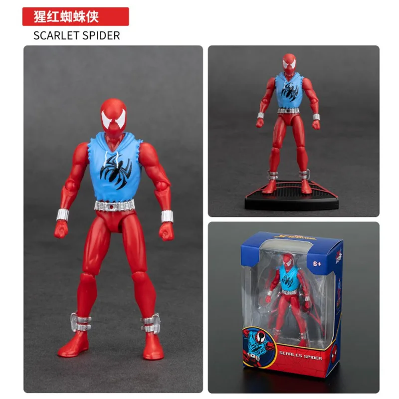 ZD Original Spider Man 4 Zoll GREEN GOBLIN Doctor Octopus VENOM Actionfiguren MILES GWEN ELECTRO SCARLET SPIDER 2099 RHINO Spielzeug
