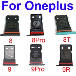 For Oneplus 1+ 8 Pro 8T 9 Pro 9R Sim Card Tray Holder Sim Card Slot Socket Replacement Parts