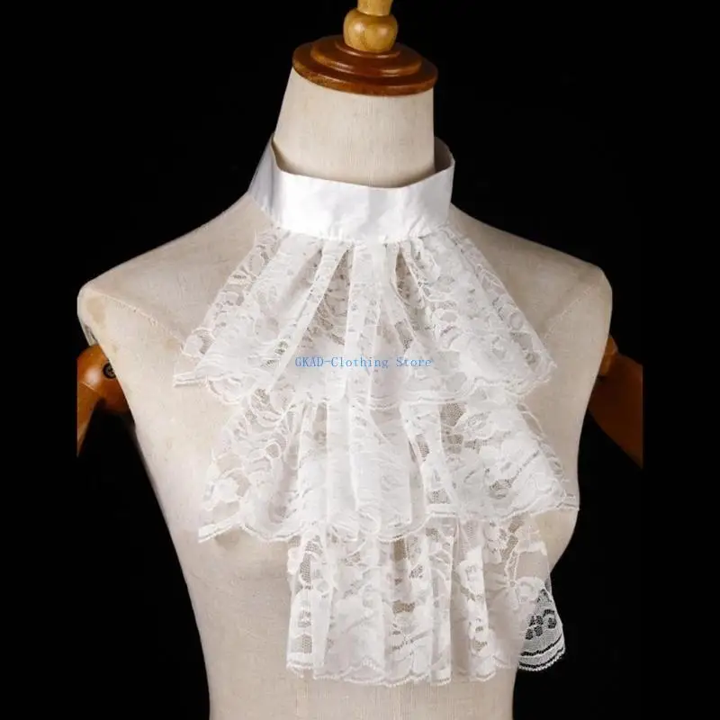 N0PE Elizabethan Styles Nud Wrap Halloween Costume Colonial Ruffled Ruff