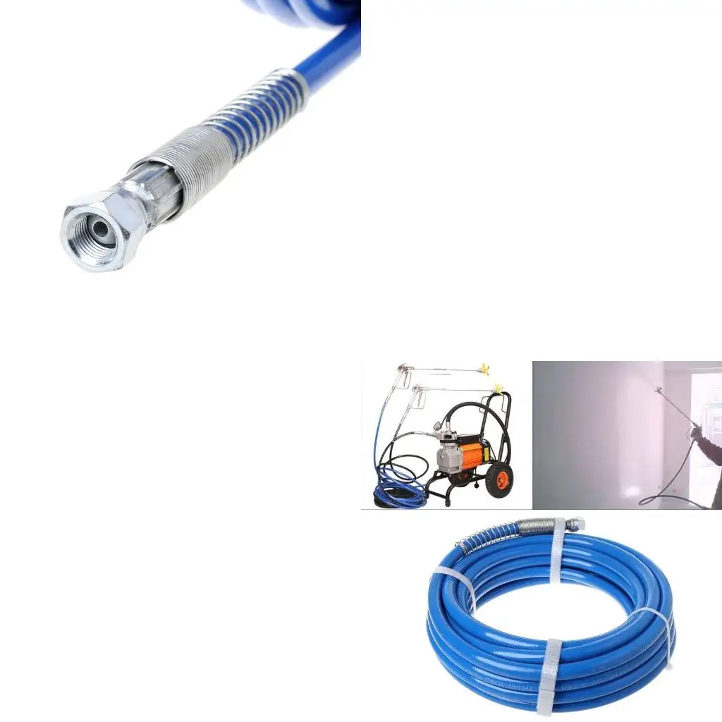7.5m Airless Paint Hose Tube Pipe 5000PSI Sprayer Fiber For Sprayer