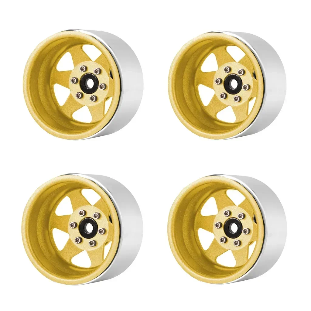 

Metal 1.9" Beadlock Wheel Rim Deep Dish Hub for 1/10 RC Crawler Car TRX4 Axial SCX10 90046 UTB18 (W1948)