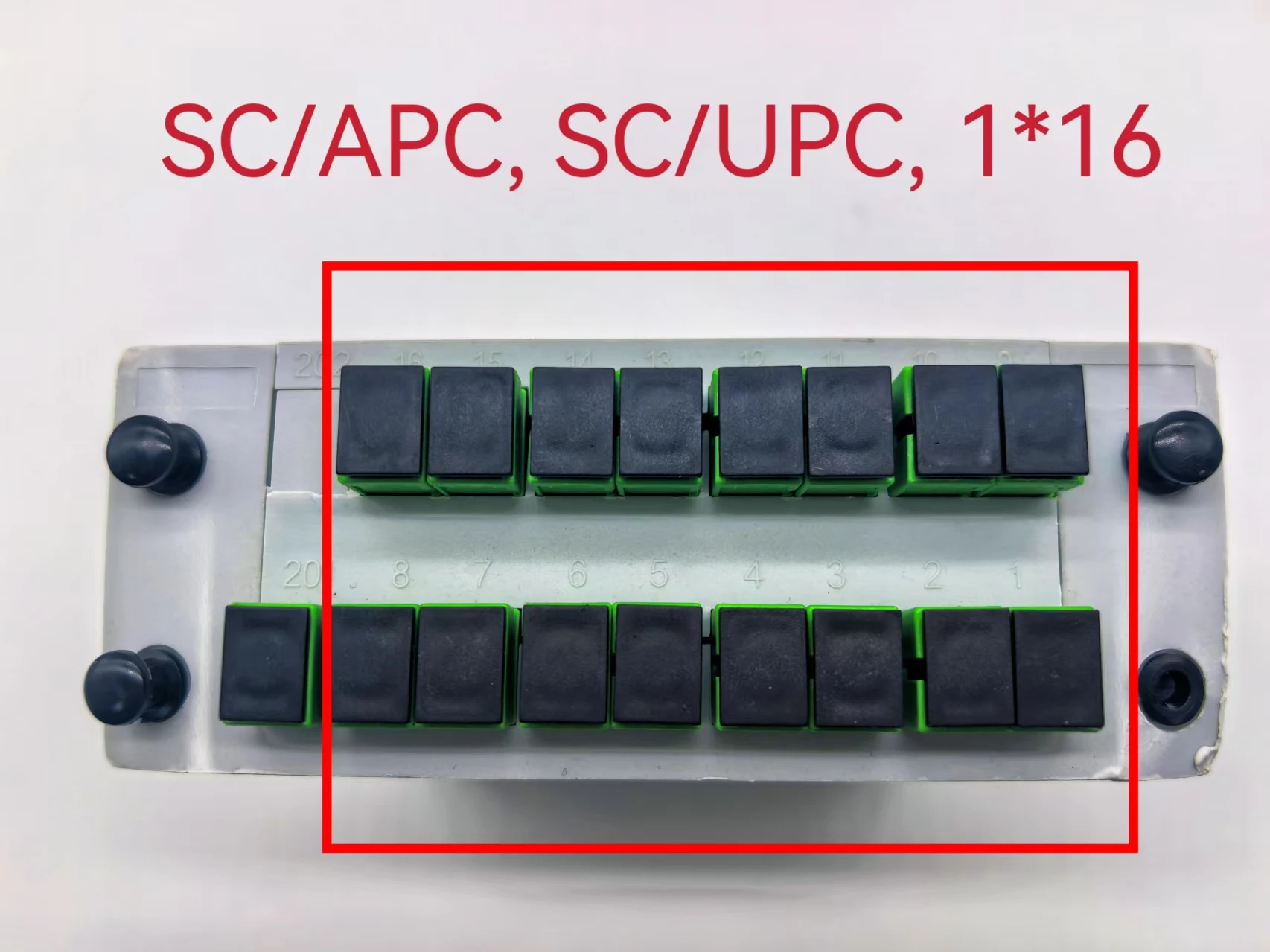 

Разветвитель ПЛК, оптоволоконный разветвитель 1*16 SC/APC SC/UPC, оптический сетевой разветвитель для телекоммуникаций