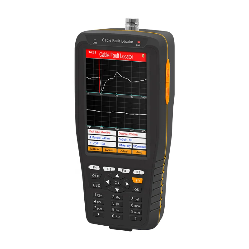 Handheld Portable Cable Fault Detector Cable Fault Intelligent Distance Meter Cable Fault Tester