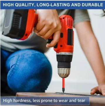 Magnetic Non-Slip Crosshead Drill Bit Set 3/6Pcs S2 Steel Impact Bits for Electric & Hand Impact Drivers