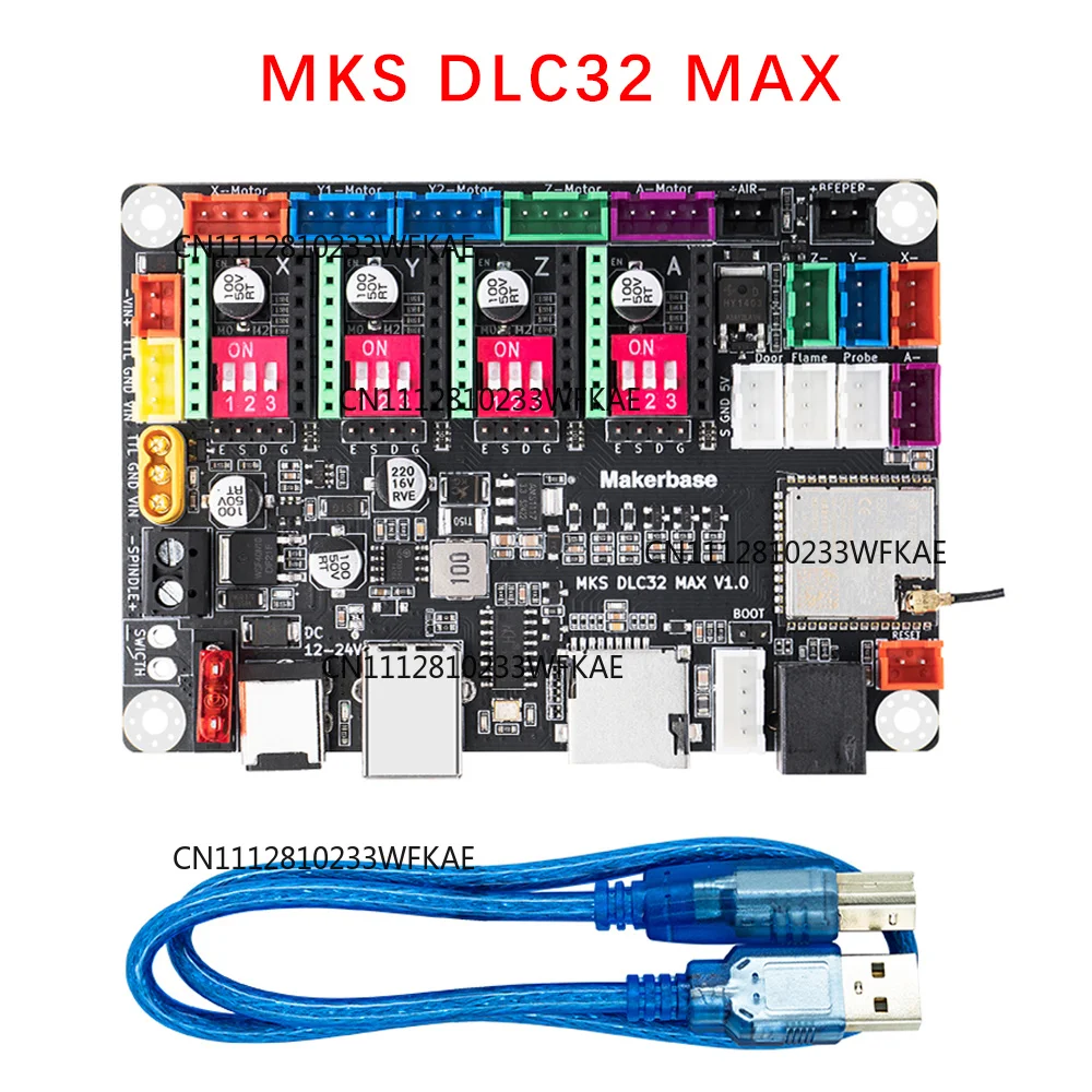 Makerbase MKS DLC32 MAX TMC2209 CNC Router Board Laser Engraving Machine 4 Axis Controller Woodwork Laser Engraver Motherboard