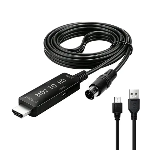 1.8M HDMI Converter Cable for Mega Drive 2