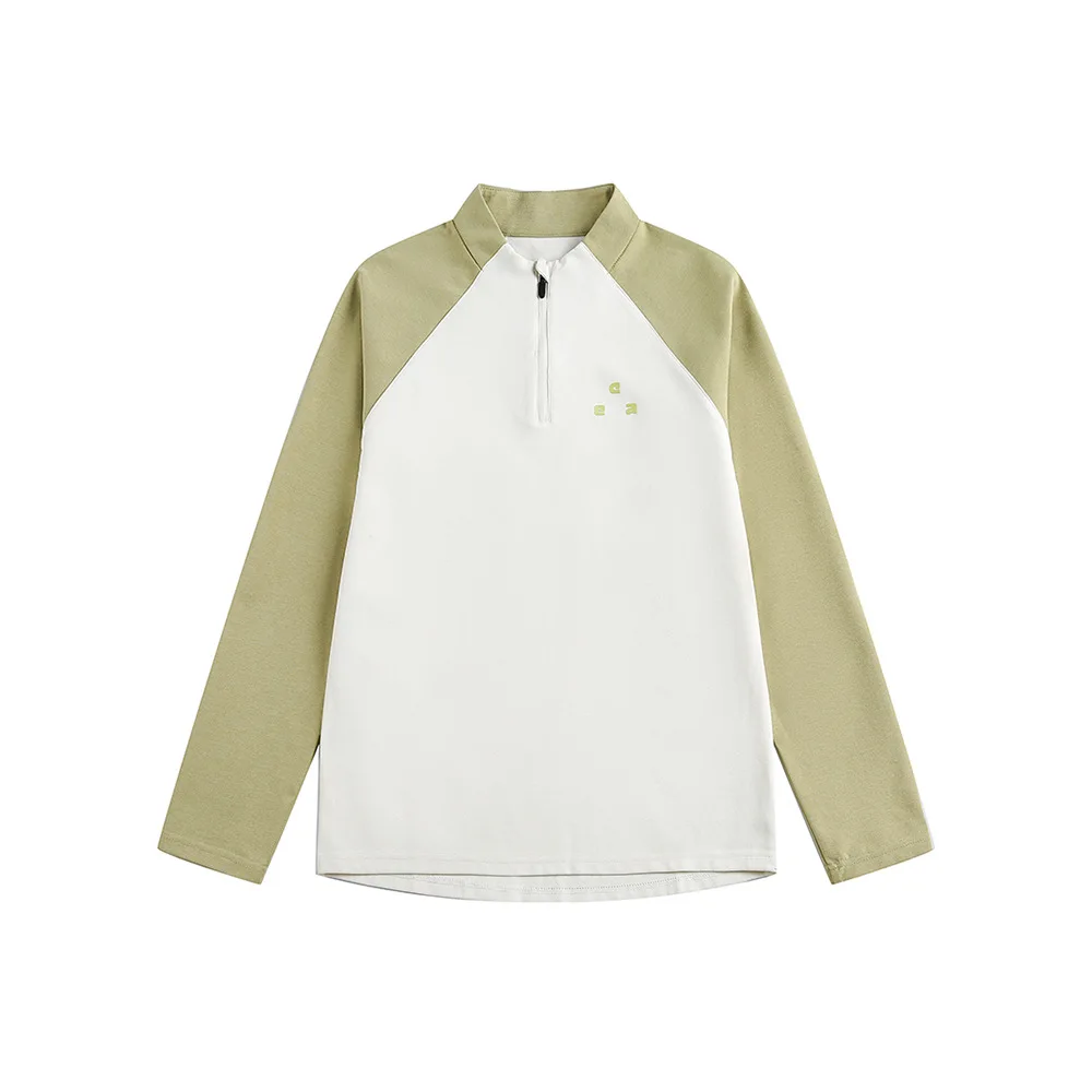 

CIETEASERIUS Men's Long Sve T-irt Fitn Sportswear f Zip Qui Dry Breathable Sweat Absorbent Spring New Arrival