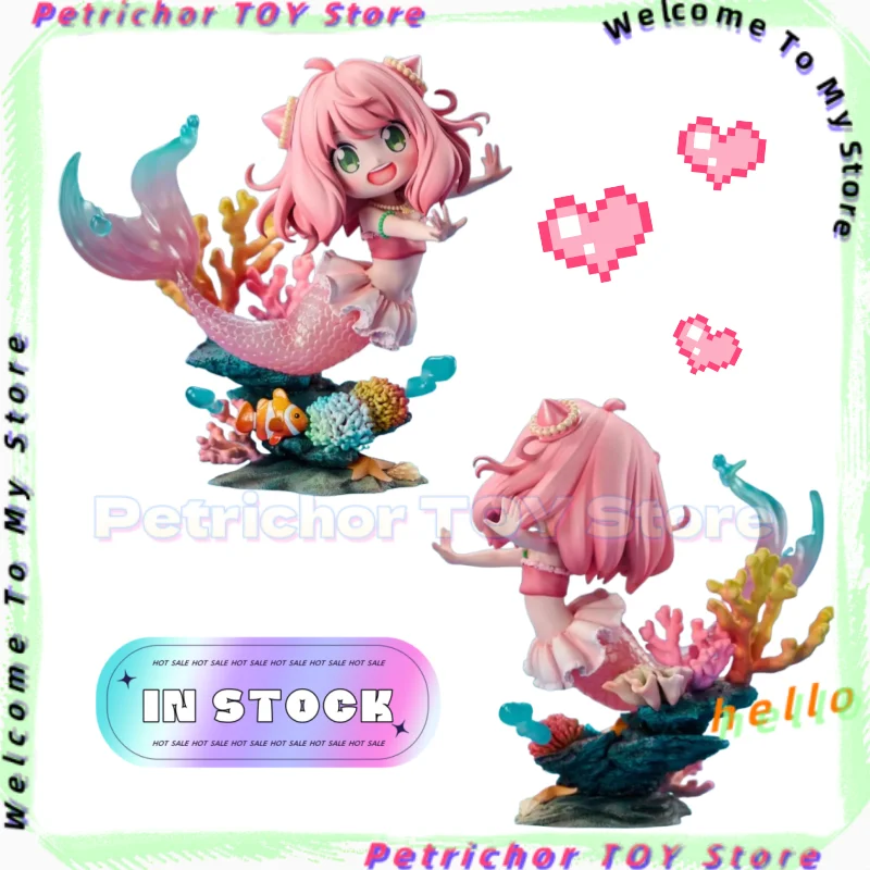 

(Полная картина, Полная картина аэрозолей) 13 см Шпионская семья Высококачественная аниме-фигурка Аня Форгер Cos Русалка ПВХ Модель Орнамент В наличии