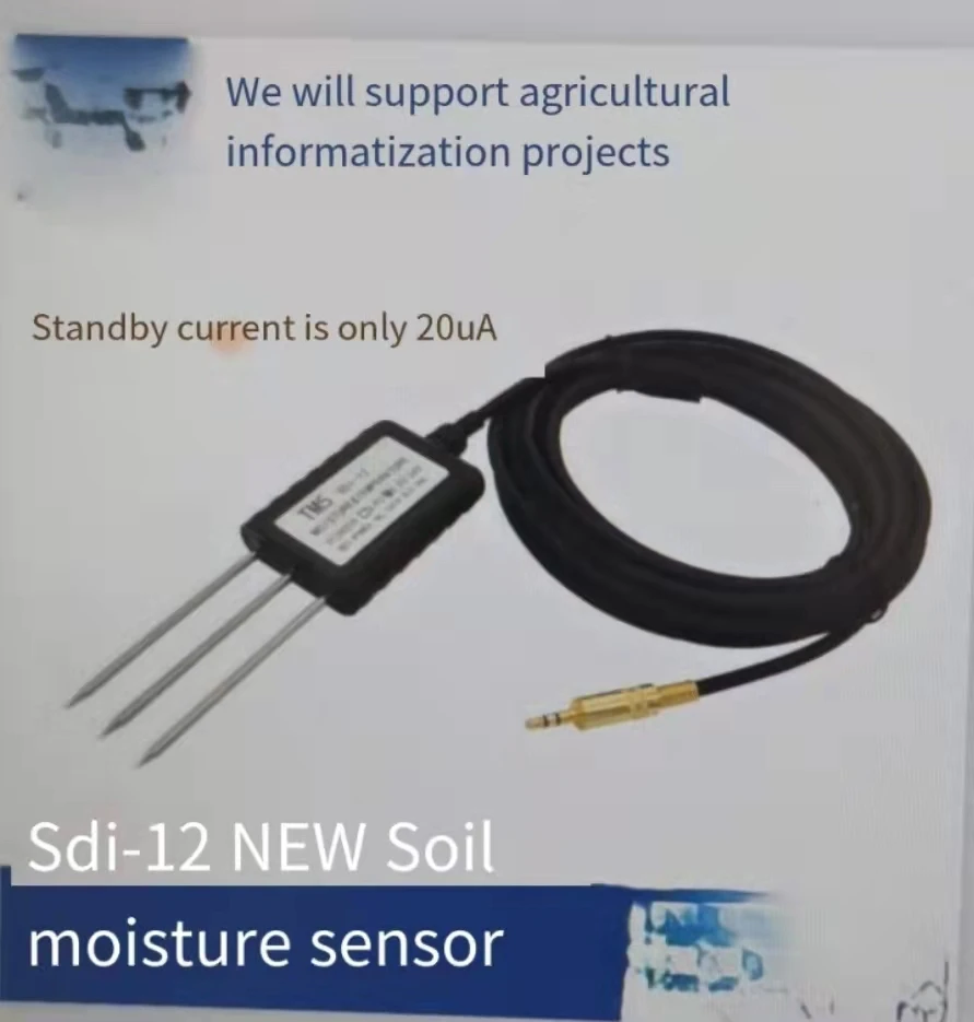 TM5 Soil Moisture Temperature Sensor Temperature and Humidity Conductivity Three-in-one SDI-12 Interface Micro Power Consumption