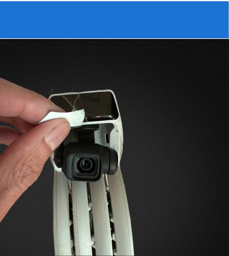 ل DJI الوجه الطائرة بدون طيار كاميرا ذات محورين لين الرادار طبقة رقيقة واقية قطع الغيار Nanofilm الغبار المضادة للخدش شفافة لينة فيلم ملحق