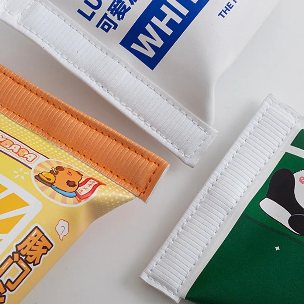 Capybara Toothpaste Pen Bag Simulation Large Capacity Toothpaste Stationery Bag Creative Zipper Toothpaste Pencil Case